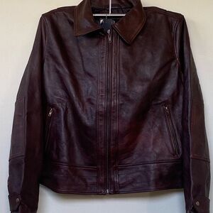 Leather jacket NEW with tag